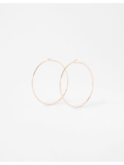 Accessorize London - Women's Mid Size Simple Hoop Earring