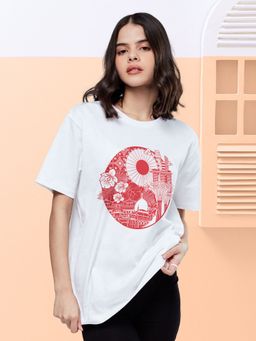 The Souled Store - Originals Yin Yang Boyfriend T-shirt For Women
