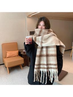 CrossKulture - Women Winter Scarf - Beige