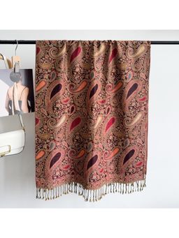 CrossKulture - Women Modal Jacquard Shawl - Multi-Color