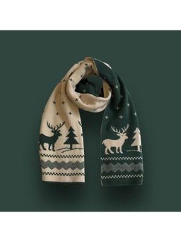 CrossKulture - Womens Printed Christmas Scarf - Multi-Color