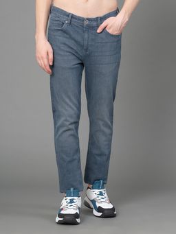 Red Tape - Blue Solid Slim Fit Jeans