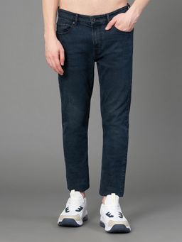 Red Tape - Blue Solid Slim Fit Jeans