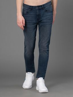 Red Tape - Blue Solid Slim Fit Jeans