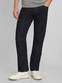 American Eagle - Navy Blue Solid Regular Fit Jeans
