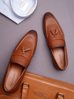 Louis Stitch - Men Formal Moccasins-Tan