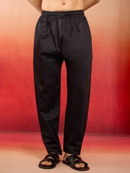 Vastramay - Fine Satin Pyjama for Men - Black