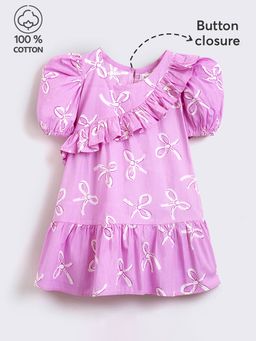 Hopscotch - Pure Cotton Printed Casual Dress ()