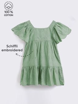Hopscotch - Schiffli Tiered Dress ()