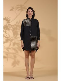 Zolo Label - Black Embroidered Mini Dress