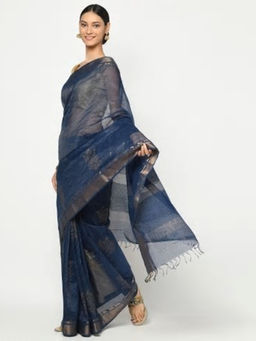 Fabindia - Cotton Silk Maheshwari Printed Sari