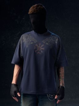 The Souled Store - Nomad: Vegvisir Men Super Oversized T-Shirt