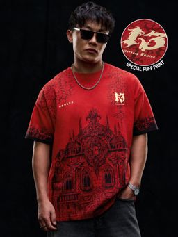 The Souled Store - TSS Originals: 13 Years Strong Men Oversized T-Shirt