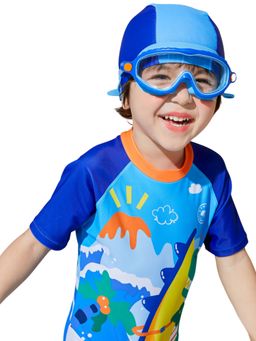 Little Surprise Box - Blue Bubble Anti Fog Uv Protection Leakproof Design Swim Goggles