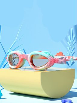 Little Surprise Box - Pink Fishtail Designed Anti Fog Uv Protection Leakproof Design Swim Goggles