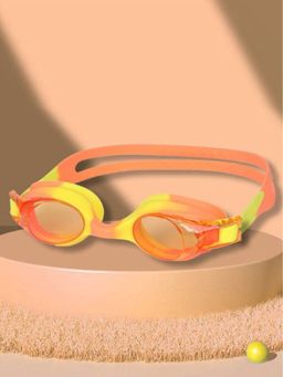 Little Surprise Box - Tie Dye Orange Anti Fog Uv Protection Leakproof Design Swim Goggles