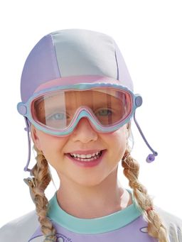 Little Surprise Box - Bordered Anti Fog Uv Protection Leakproof Design Swim Goggles
