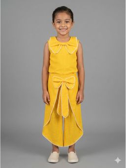 THE WISHING CLOSET - Yellow Sunshine Bow Drape Co-Ord Set