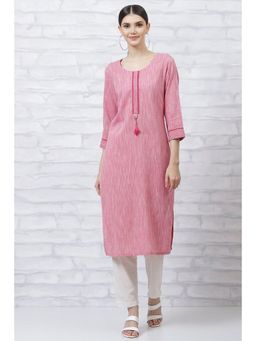 Rangriti - Pink Tie & Dye Kurta