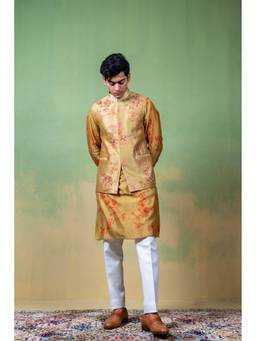 Ayush Jain - Gulmohar Kurta with Pant and Jacket