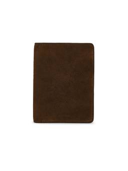 ALLSAINTS - Bartlett Suede Bi-Fold Wallet Brown