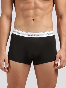Calvin Klein - Men Multicolour Solid Mid Waist Trunks (Pack of 3)