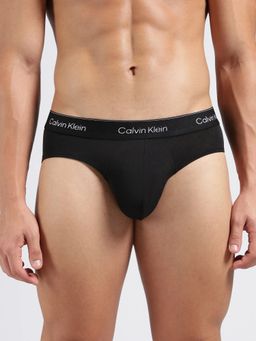 Calvin Klein - Men Black Solid Low Waist Briefs