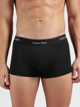 Calvin Klein - Black Men Solid Mid Waist Trunks (Pack of 3)