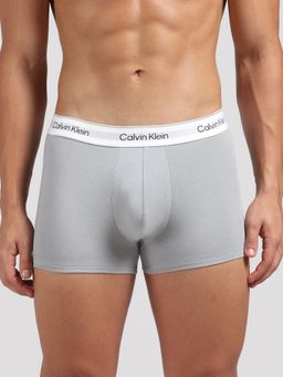 Calvin Klein - Multicolour Solid Men Low Waist Trunks (Pack of 2)