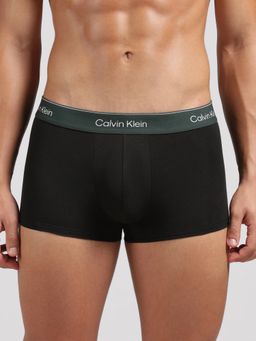 Calvin Klein - Black Men Solid Low Waist Trunks (Pack of 3)
