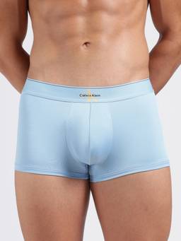 Calvin Klein - Men Blue Solid Low Waist Trunks