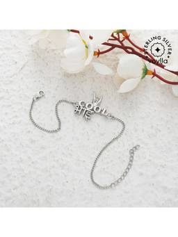 Voylla - 925 Sterling Silver Precious Cool Bhai Rakhi