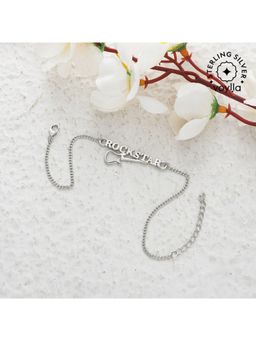 Voylla - 925 Sterling Silver Precious ROCKSTAR Rakhi