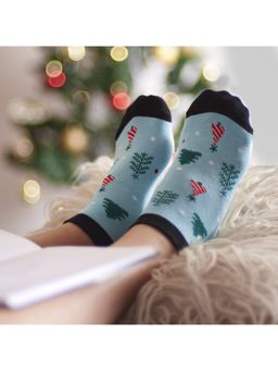 Mint & Oak - Green XMas Women Christmas Socks