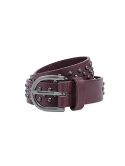 United Colors of Benetton - Women Belt Chroma Dot - Maroon