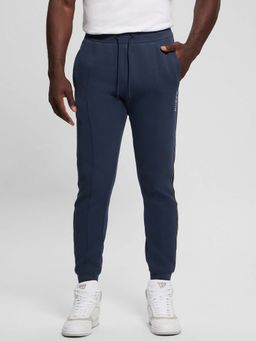 Guess - Blue Solid Regular Fit Joggers