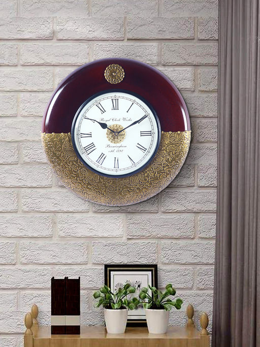 AAPNO RAJASTHAN Dual Shade Designer Wall Clock