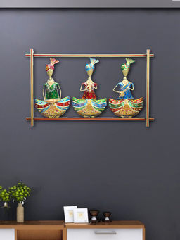 AAPNO RAJASTHAN - Vibrant 3 Sardar Wall Decor