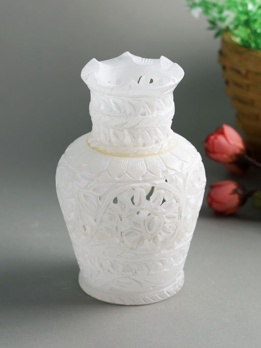 AAPNO RAJASTHAN Cutwork Marble Flower Vase