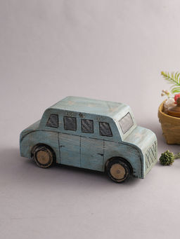 AAPNO RAJASTHAN - Sky Blue Vintage Car Showpiece