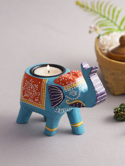 AAPNO RAJASTHAN - Elephant Shape Candle Holder