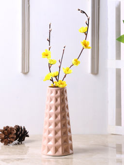 Tayhaa - Handcrafted Waffle Design Ceramic Vase