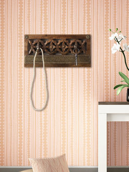 AAPNO RAJASTHAN - Handcrafted Wooden Key Holder - 2 Hooks