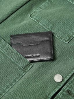 Jack & Jones - Black Premium Leather Card Holder