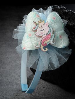 Stol'N - Blue Unicorn Designed Hair Band