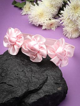Stol'N - Pink Floral Applique Headband