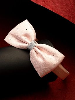 Stol'N - Peach Bow Applique Headband