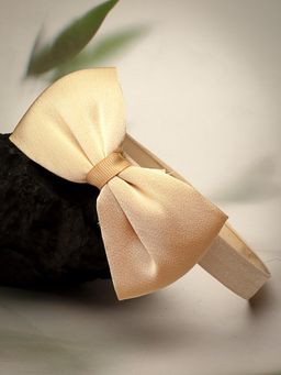 Stol'N - Cream Bow Applique Headband
