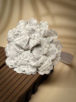 Stol'N - White Floral Applique Headband