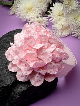 Stol'N - Pink Floral Applique Headband